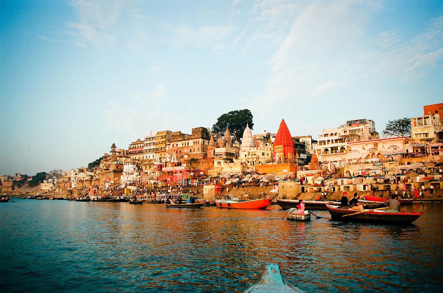 The Ganges River in Varanasi, India