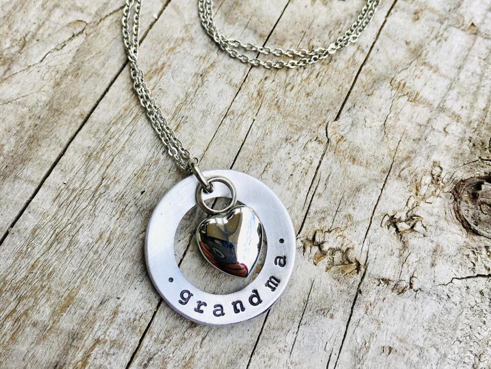 Photo of Custom Name Memorial Necklace - Urn Necklace