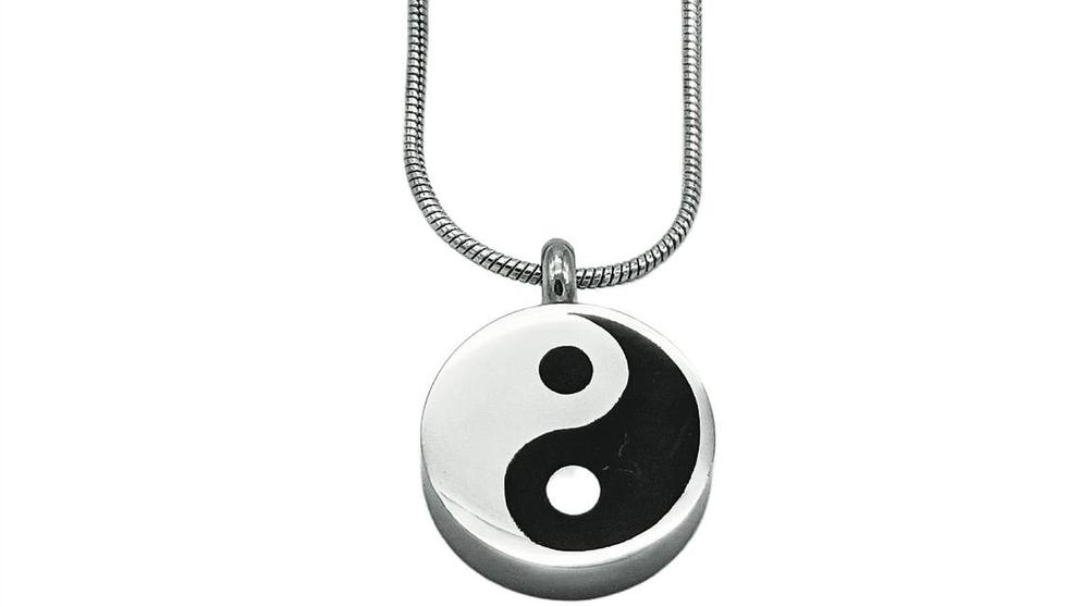 Photo of Yin Yang Symbol Cremation Pendant